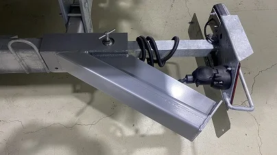 Силовой выносной кронштейн для притяжной стропы на раму прицепа 60x120мм Riverforce