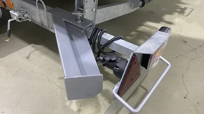 Силовой выносной кронштейн для притяжной стропы на раму прицепа 60x120мм Riverforce_1