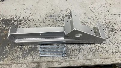 Силовой выносной кронштейн для притяжной стропы на раму прицепа 60x120мм Riverforce_2