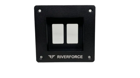 Рамка для переключателей Marina TOP-Carling-Marina R-series двойная утопленная Riverforce_3